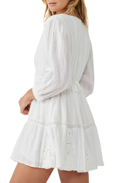 Shop Free People Hudson Crochet Detail Cotton Dress In Ivory