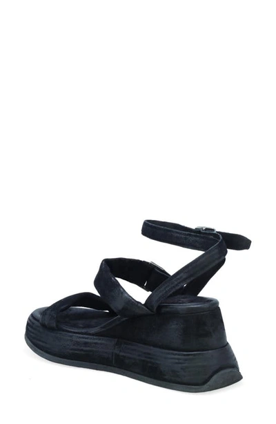 Shop As98 Rooney Platform Wedge Sandal In Black