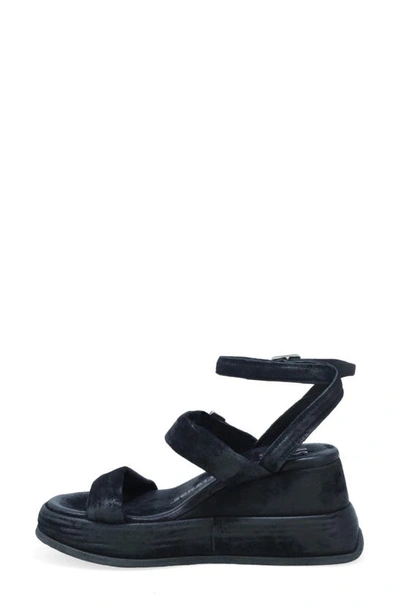 Shop As98 Rooney Platform Wedge Sandal In Black