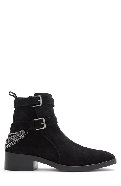 Shop Aldo X Jordan Fisher Kairi Moto Boot In Black