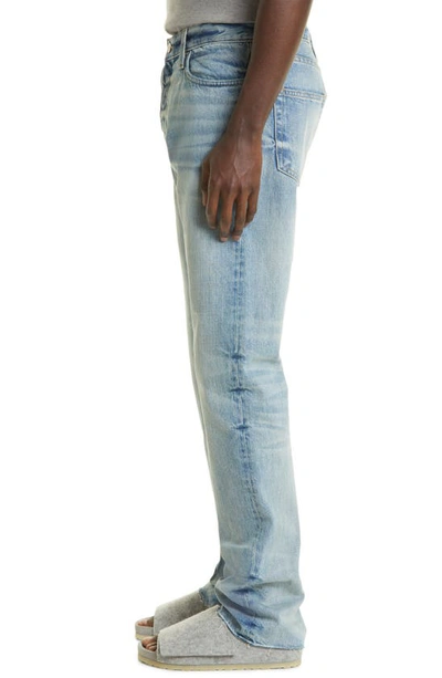 Shop Fear Of God Eternal Straight Leg Jeans In 5 Year Indigo