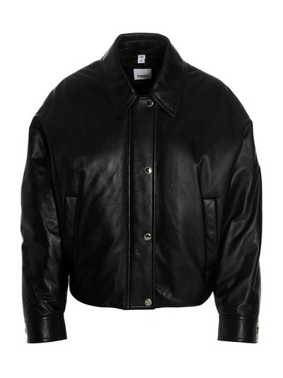 Shop Burberry 'ayton' Jacket In Black