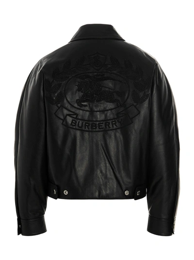 Shop Burberry 'ayton' Jacket In Black