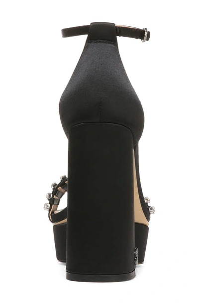 Shop Sam Edelman Ninette Ankle Strap Platform Sandal In Black