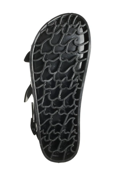 Shop Asos Design Fate Jelly Sandal In Black