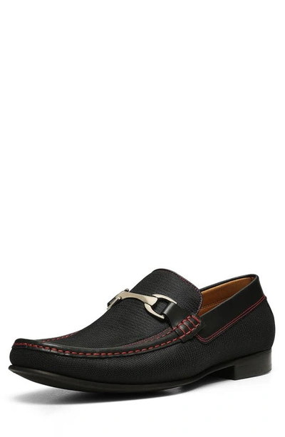 Donald Pliner Bit Loafer In Black