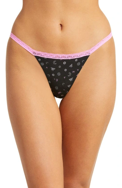 FREE PEOPLE Intimately - Care FP String Thong Undies in Doodle