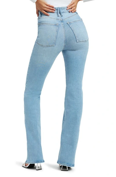 Good American Always Fits Good Classic High Waist Bootcut Jeans In Indigo448