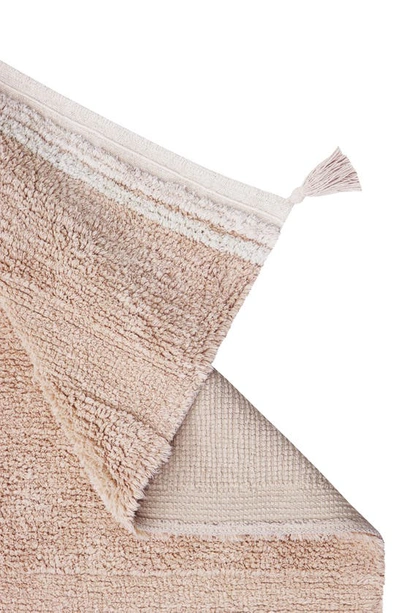 Lorena Canals Bloom Washable Rug In Rose