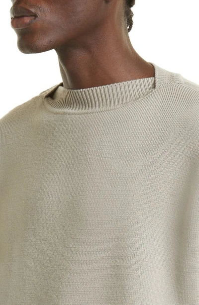 Shop Fear Of God Eternal Merino Wool Sweater In Dusty Beige