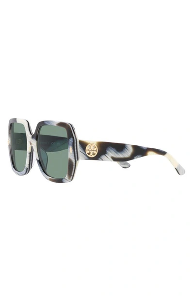 Shop Tory Burch 54mm Square Sunglasses In Brown