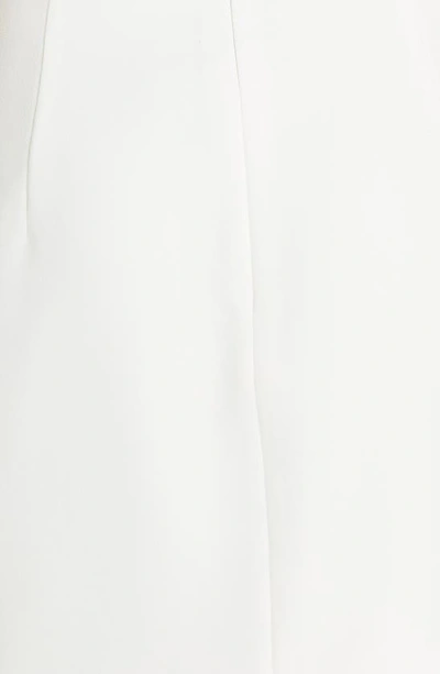 Shop Sau Lee Fleur Floral Appliqué Strapless Dress In White