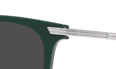 Shop Burberry Peter 51mm Square Sunglasses In Green