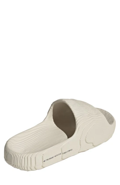 Shop Adidas Originals Adilette Sport Slide Sandal In Alumina/ Alumina/ Alumina