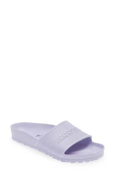 Shop Birkenstock Gender Inclusive Barbados Slide Sandal In Purple Fog