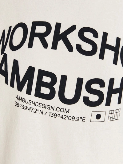 Shop Ambush Logo' In White/black