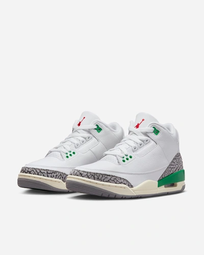 Shop Jordan Brand Air Jordan 3 Retro &#39;lucky Green&#39; In White