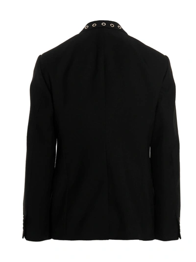 Shop Alexander Mcqueen Single Breast Blazer Jacket In Black