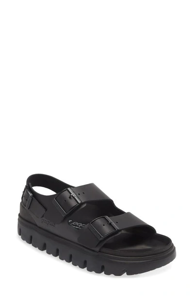 Shop Birkenstock Papillio By  Milano Exquisite Chunky Sandal In Black