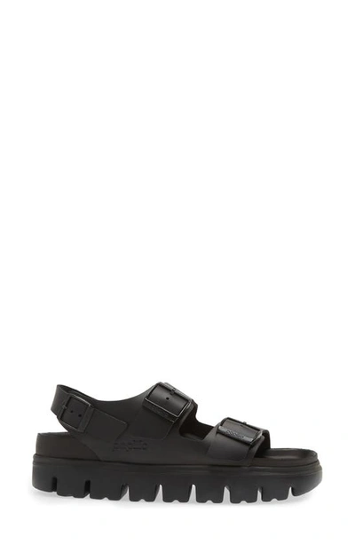 Shop Birkenstock Papillio By  Milano Exquisite Chunky Sandal In Black