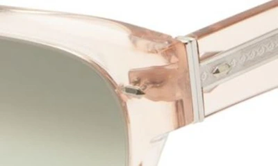 Shop Oliver Peoples Mega 53mm Square Sunglasses In Rose Gold