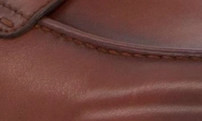 Dune London Sync Collapsible Heel Penny Loafer In Tan