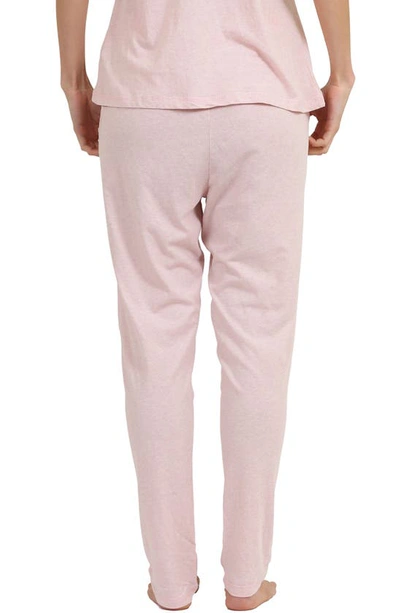 Shop Papinelle Jada Organic Cotton Pajama Pants In Pink