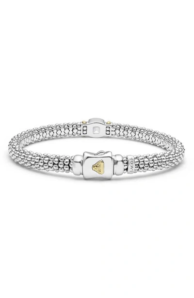 Shop Lagos Caviar Color White Topaz Bracelet