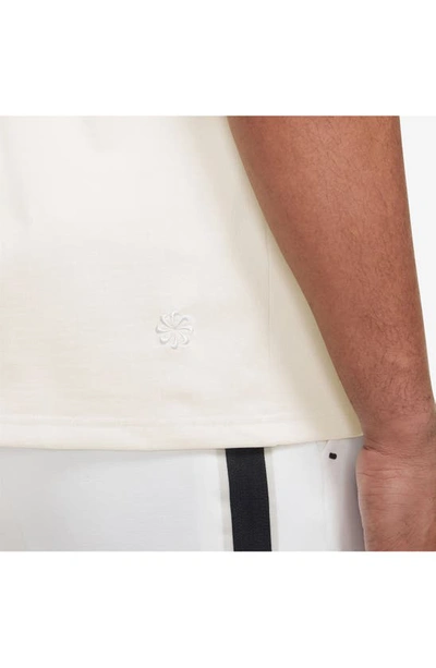 Shop Nike Dri-fit Oversize T-shirt In Pure/ Pure/ White