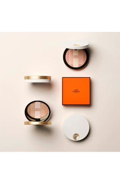 Hermes Plein Air, H Trio Iridescent Mineral Powder In 02 Corail Mojave