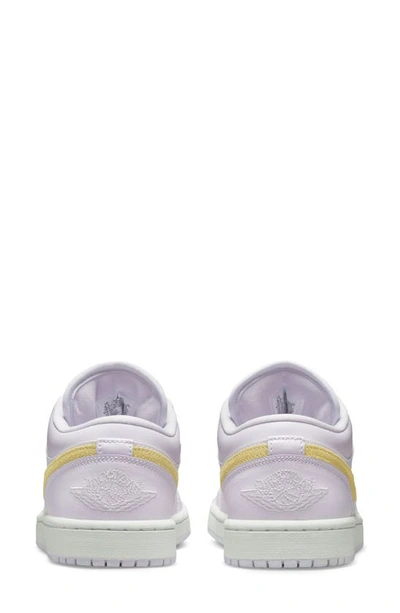 Shop Jordan Air  1 Low Sneaker In Barely Grape/ Lemon/ White