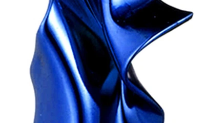 Sterling King Gelsey Fold Drop Earrings In Cobalt