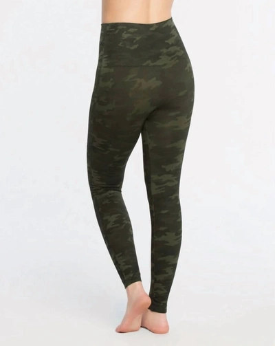 Shop Spanx Look At Me Now Leggings In Green Camo