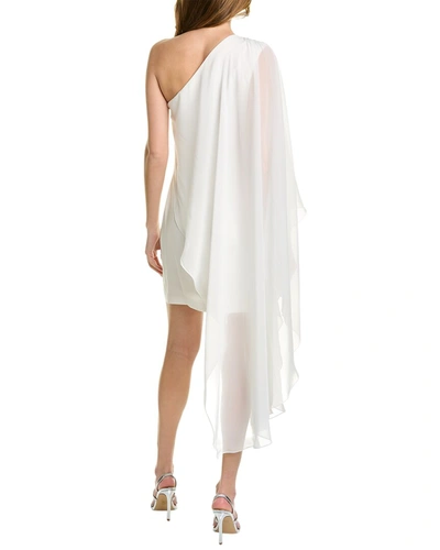 Shop Halston Sabrina Mini Dress In White