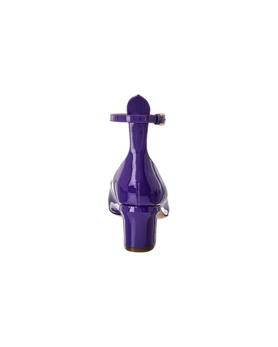 Shop Valentino Vlogo Tan-go 60 Patent Pump In Purple