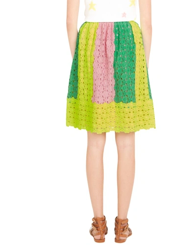 Shop Manoush Skirt In Green