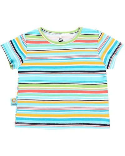 Boboli Kids' Denim Overall Outfit In Blue | ModeSens