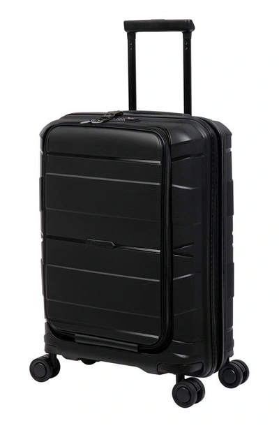 Shop It Luggage Momentous 3-piece Hardside Spinner Luggage Set In Black