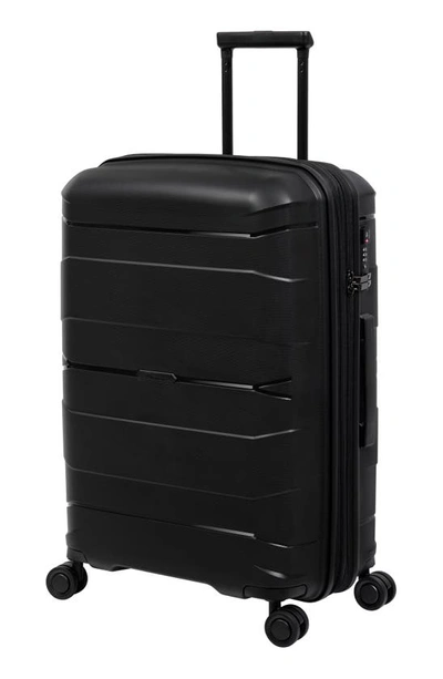 Shop It Luggage Momentous 3-piece Hardside Spinner Luggage Set In Black