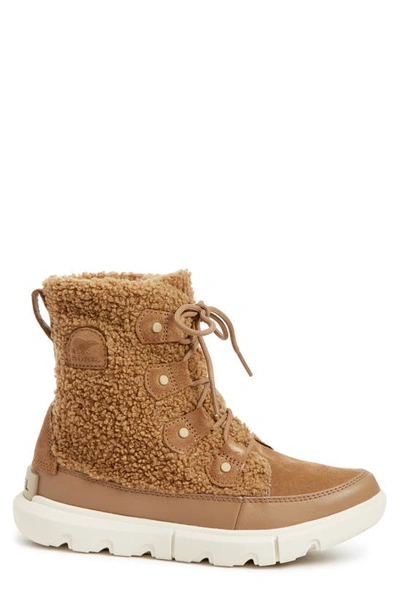 Shop Sorel Explorer Ii Joan Insulated Lace-up Boot In Delta Fawn