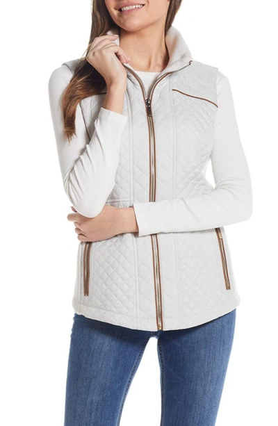 Shop Gallery Quilted Water Resistant Vest In Storm Cloud