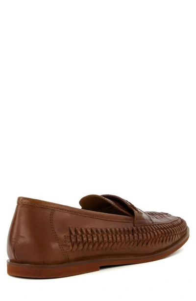 Dune London Brickles Woven Loafer In Tan