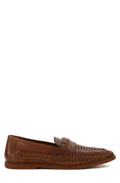 Dune London Brickles Woven Loafer In Tan