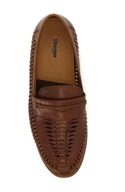 Dune London Brickles Woven Loafer In Tan