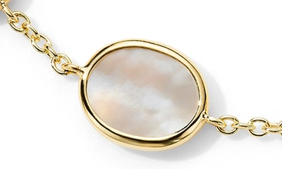 Shop Ippolita 18k Gold Polished Rock Candy Mother Of Pearl Bracelet