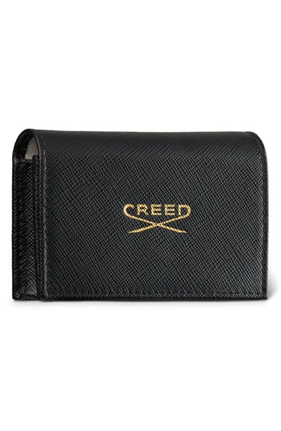 Shop Creed Black Leather Wallet Fragrance Set Usd $195 Value
