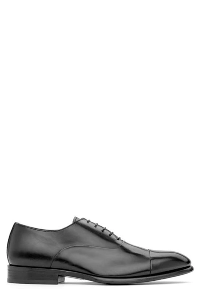 Shop To Boot New York Faro Cap Toe Oxford In Black Leather