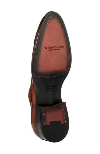 Shop To Boot New York Faro Cap Toe Oxford In Tan Leather