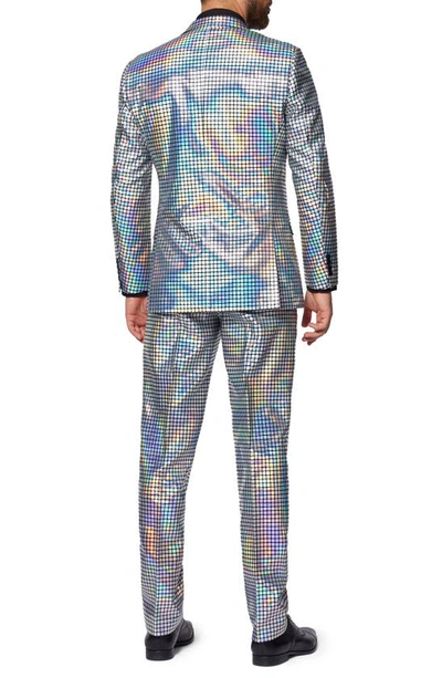 Shop Opposuits Disco Baller Two Button Notch Lapel Suit In Grey