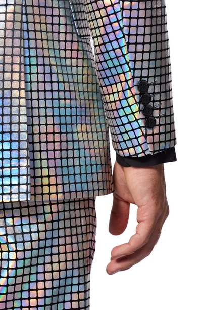 Opposuits Disco Baller Two Button Notch Lapel Suit In Grey